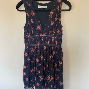 Abercrombie & Fitch Navy Floral Dress
